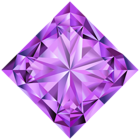 Purple Diamond Clip Art Image