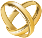 Wedding Rings Heart Transparent PNG Clip Art Image