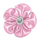 Light Pink Flower Bow with Diamond
