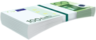 100 Euro Bundle Banknotes Transparent PNG Clip Art Image