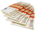 50 Euro Stacks PNG Picture