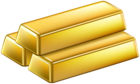 Gold Bars PNG Clip Art Image
