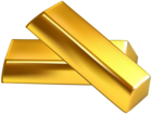 Gold Bullion Transparent PNG Clip Art Image
