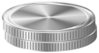 Silver Coins PNG Clip Art Image