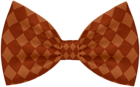 Brown Checkered Bowtie PNG Clipart