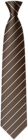 Brown Tie PNG Clip Art Image