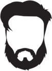 Man Hair Beard Mustache PNG Clip Art Image
