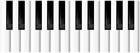 Large Piano Keys PNG Clipart