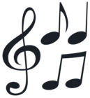Musical Notes PNG Transparent Clipart