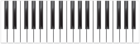Piano Keys Clipart