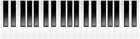 Piano Keys Deco PNG Clip Art Image