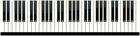 Piano Keys PNG Clip Art Image