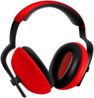 Red Headset PNG Clipart