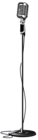 Retro Microphone PNG Transparent Clip Art Image