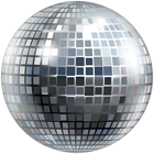 Silver Disco Ball Transparent Image