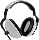White Headset PNG Clipart