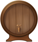 Barrel with Tap PNG Transparent Clipart