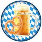 Oktoberfest Badge with Beer PNG Clip Art Image