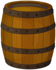 Wooden Keg Barrel PNG Transparent Clipart