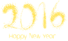 2016 Happy New Year PNG Clipart Image