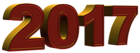 2017 3D PNG Transparent Clip Art Image