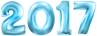 2017 Blue Transparent Clip Art Image
