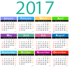 2017 Calendar PNG Clip Art Image