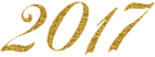 2017 Gold PNG Clip Art Image