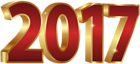 2017 Red and Gold PNG Clipart Image