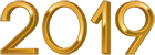 2019 Gold Large PNG Image
