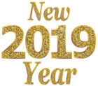 2019 New Year PNG Clip Art Image