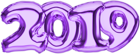 2019 Purple Transparent PNG Clip Art