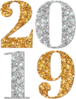 2019 Silver Gold PNG Clip Art