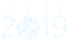 2019 Snowflakes PNG Clipart Image