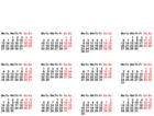 2020 Calendar PNG Clipart