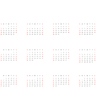 2020 Calendar Transparent PNG Clipart