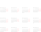2020 Calendar Transparent PNG Image