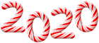 2020 Candy Cane PNG Clipart Image