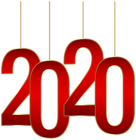2020 Hanging PNG Clipart