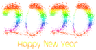 2020 Happy New Year PNG Clipart Image