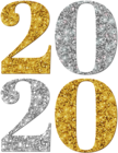 2020 Silver Gold PNG Clipart