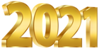 2021 Gold PNG Clipart Image