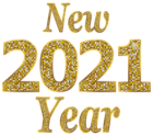 2021 New Year PNG Clip Art Image