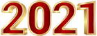 2021 Red PNG Transparent Clipart