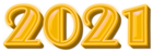 2021 Yellow PNG Clipart