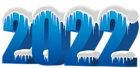 2022 Blue Snowy PNG Transparent Clipart