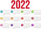 2022 Calendar US Transparent PNG Image