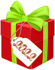 2022 Gift Box PNG Clip Art Image