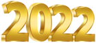 2022 Gold PNG Clipart Image