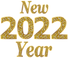2022 New Year PNG Clip Art Image